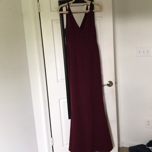 Lulus women’s M plum melora dress worn once